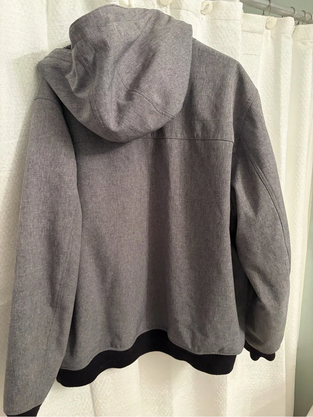 Levi's Gray Sherpa-Lined Hoodie Jacket